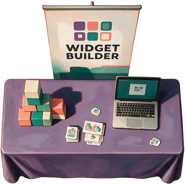 Widget Builder booth